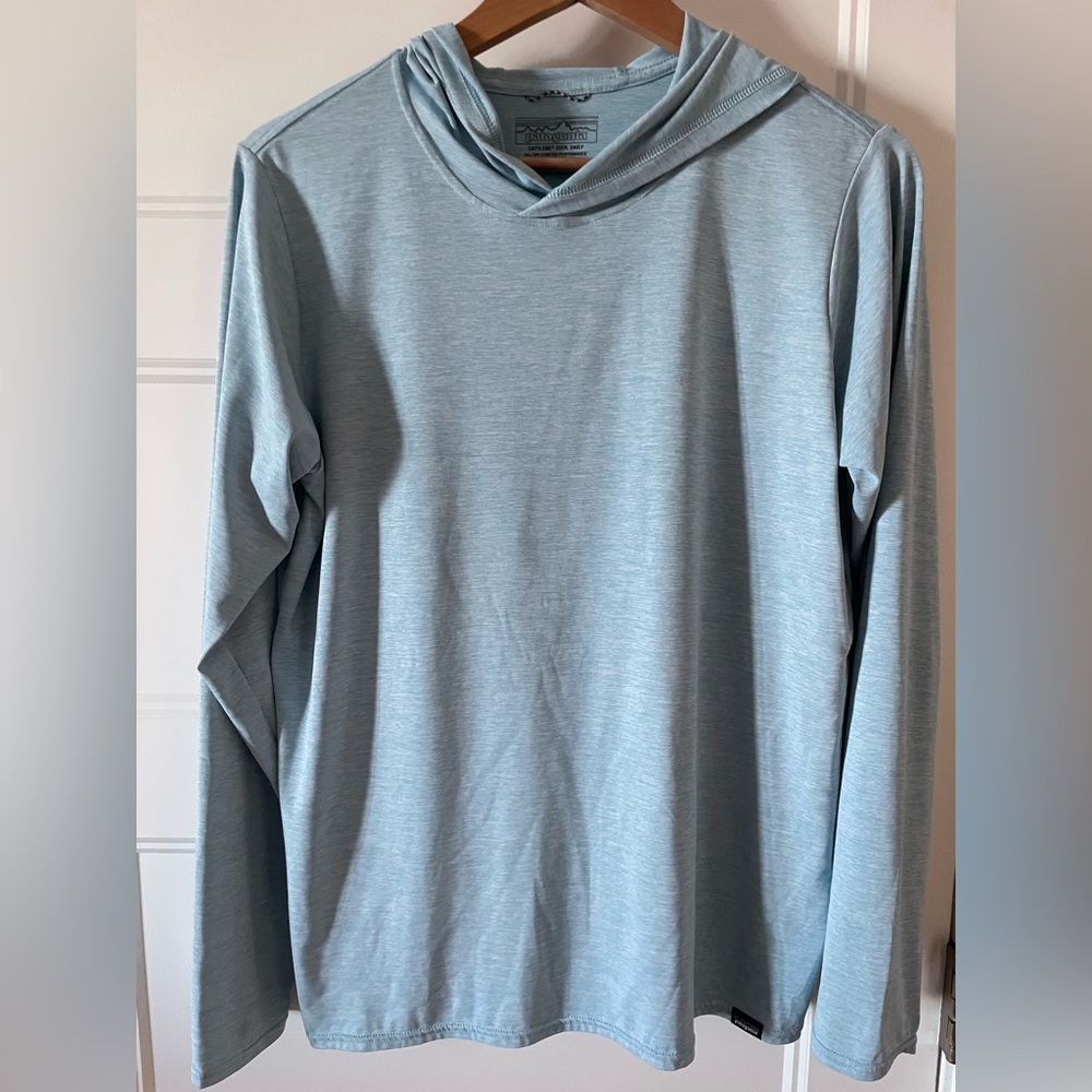 Patagonia Capilene Cool Daily, L/S, hooded, Large